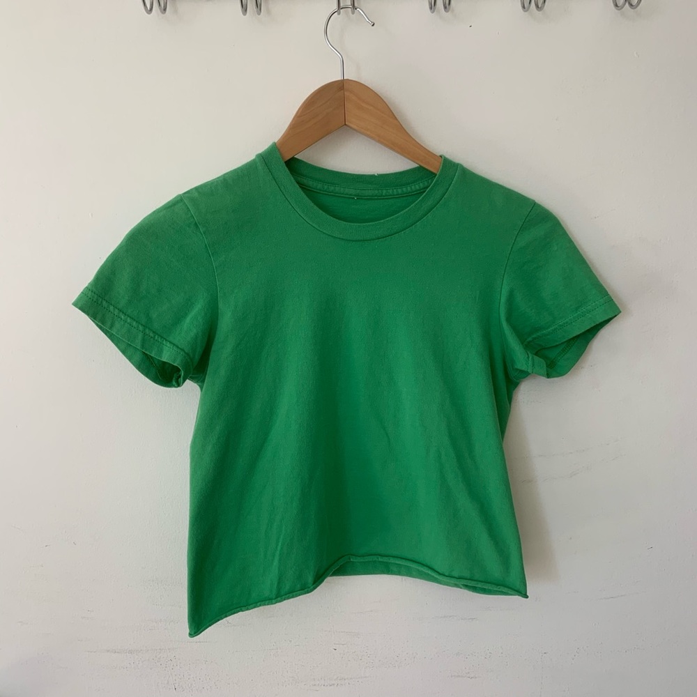 American Apparel cropped t shirt